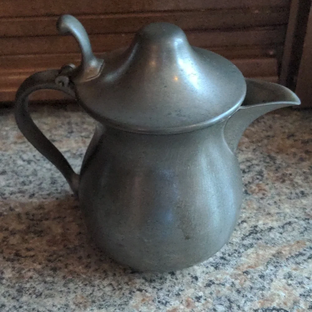 Vintage Pewter Creamer- Set of 2 Different Creamer Pitchers Woodbury Pewterers